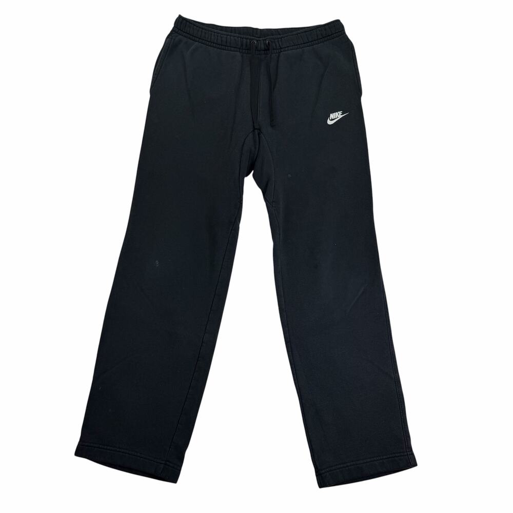 Nike Sweatpants Men's Medium Sportswear Black Athletic Swoosh Gym Jogger Pants
